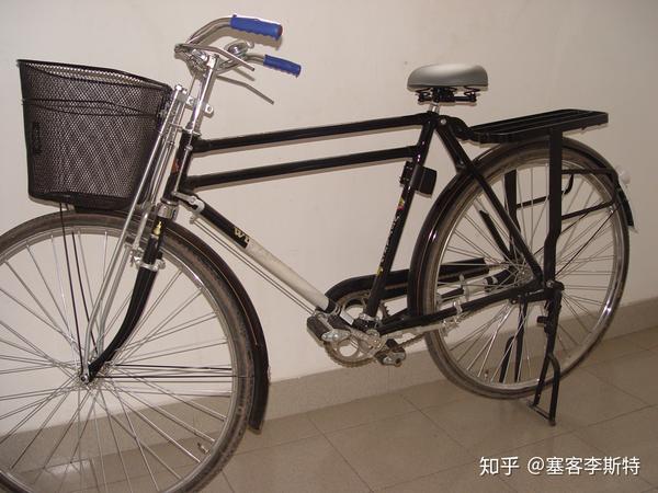 2009年夏天作者本人在珠海夏美购买的五羊牌28自行车,车座为后换的圆