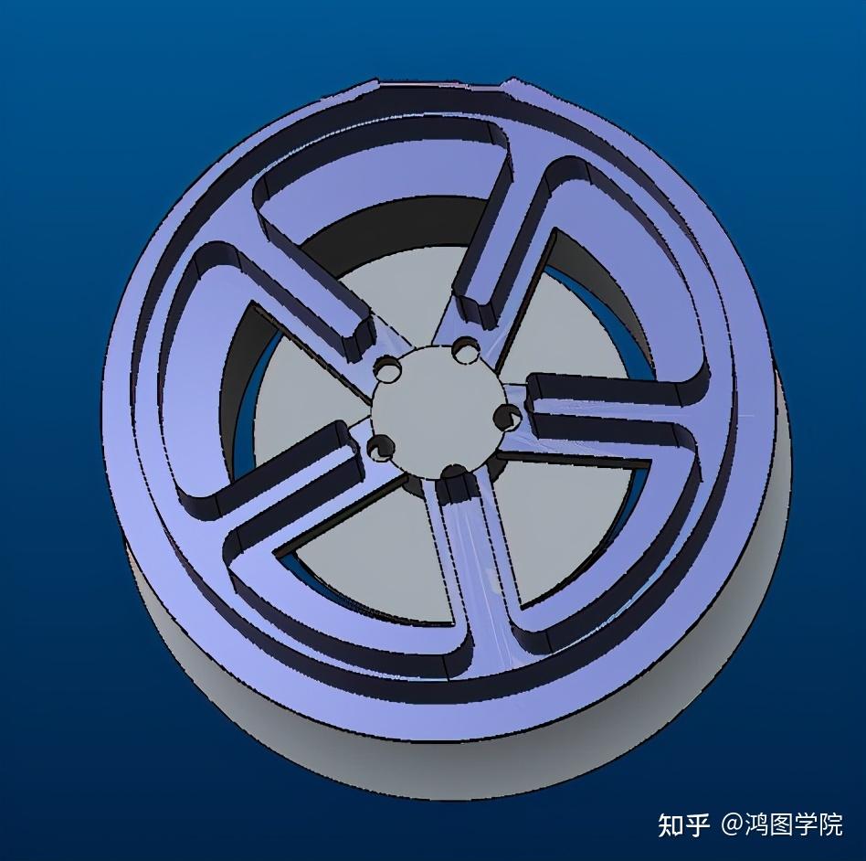proecreo汽车轮胎轮毂建模