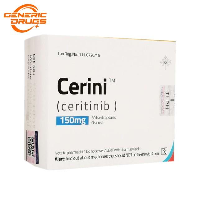 cerini(ceritinib)150mg塞瑞替尼/色瑞替尼 适应非小细胞肺癌(nsclc)