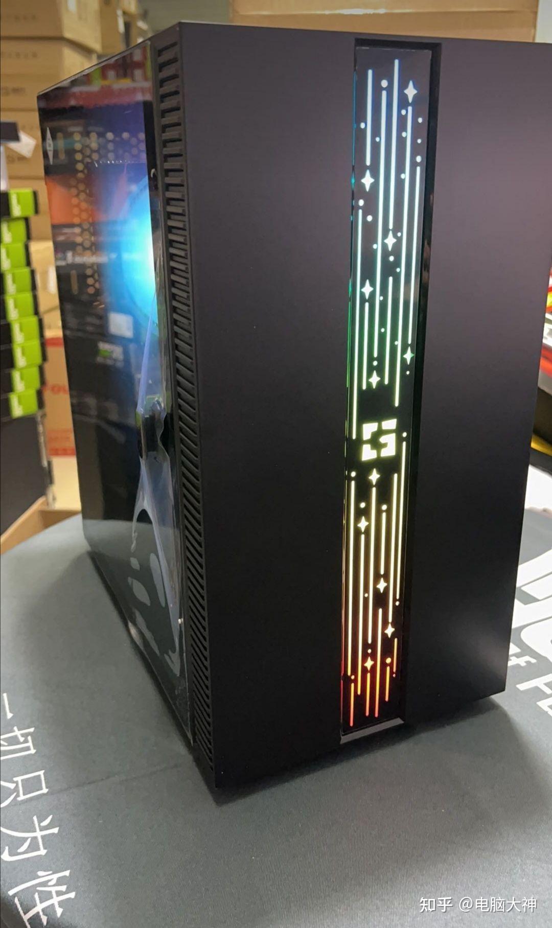 机箱 耕升星烁rgb 侧透 120电源 耕升650w 铜牌 280散热
