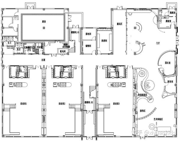 幼儿园设计案例平面图