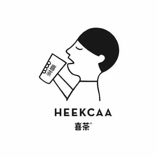 heytea喜茶的logo原型