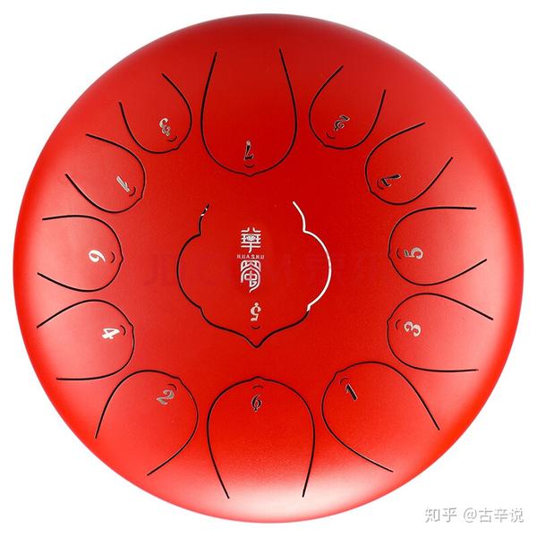 鲁儒13音12寸空灵鼓,12种颜色可选,赠送300首曲谱,既适合初学者入门