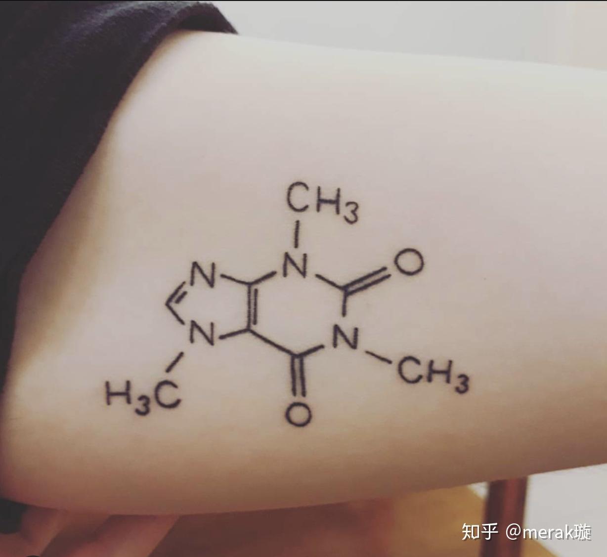 纹身理科学霸专属分子式方程式纹身