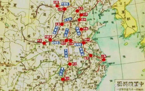 值得提的是,日本人的进攻路线一向以控制铁路公路等交通主干道,占有