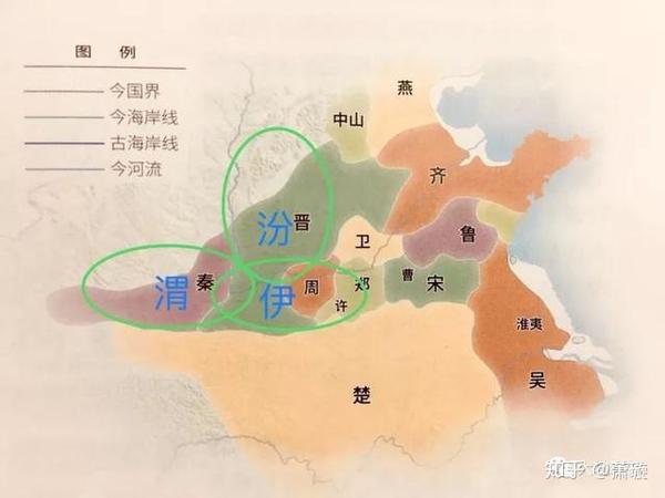 意思是说:周王室分封同姓子弟亲属到各地建立"国家",这里的国是诸侯