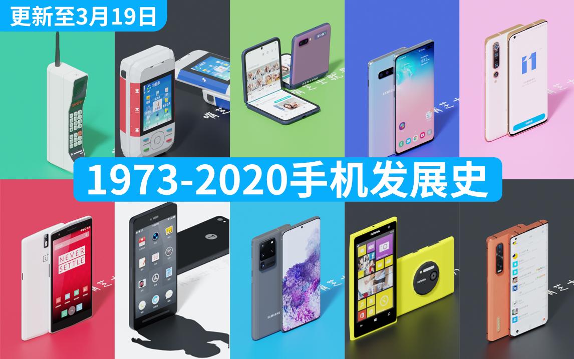 1973-2020年手机发展史(更新至3月19日)