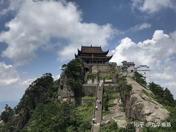 九华山天台景区游览路线含寺院简介