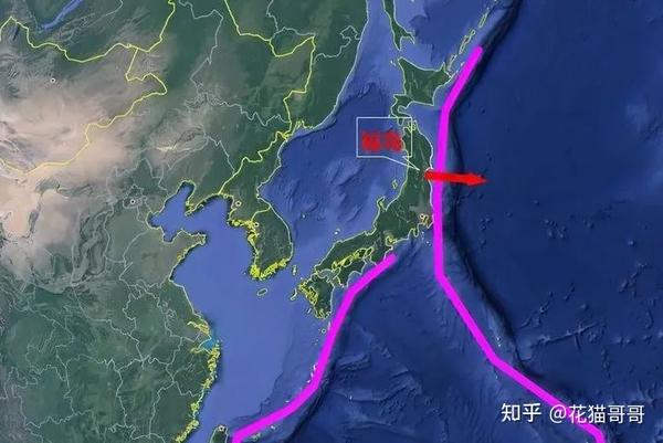 中国台湾岛这个屏障,洋流难以大规模跨过这一级台阶,所以形成日本暖流