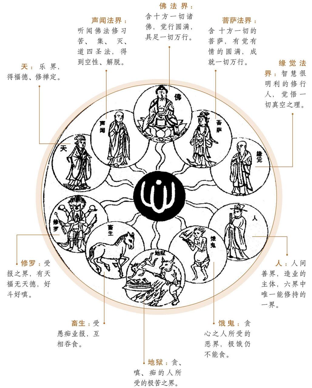 六道轮回:佛教对生命的认识 - 佛教动植物图文大百科