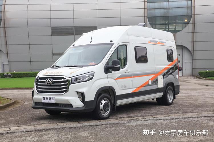 舜宇v90加长轴超高顶b型房车,6座设计全家坐得下能洗浴做饭