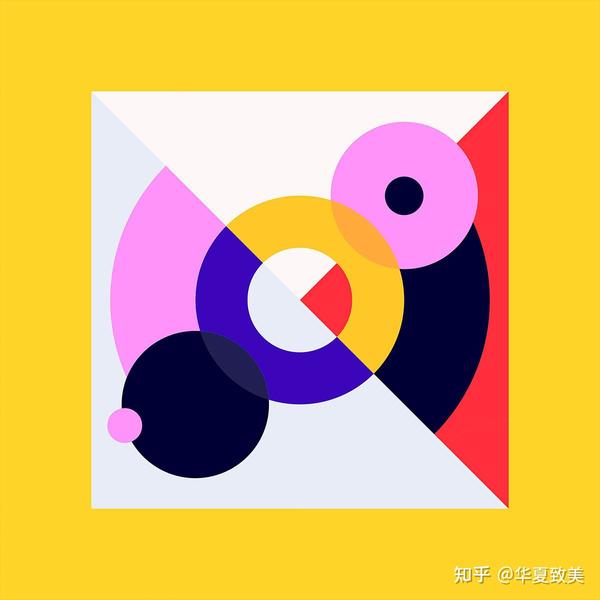 色彩构成海报表现