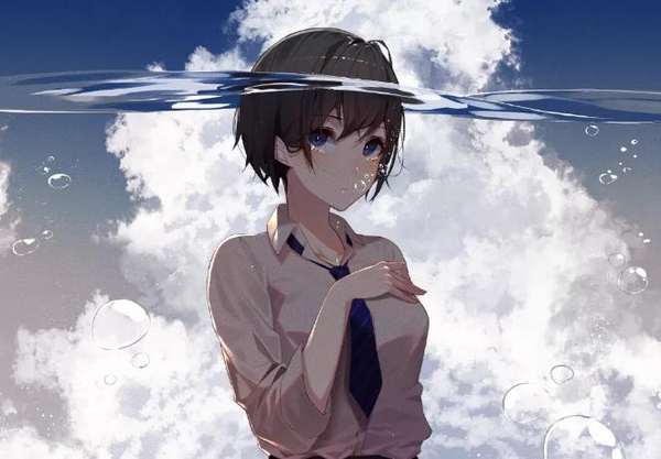 关于动漫制服领带,领结的画法