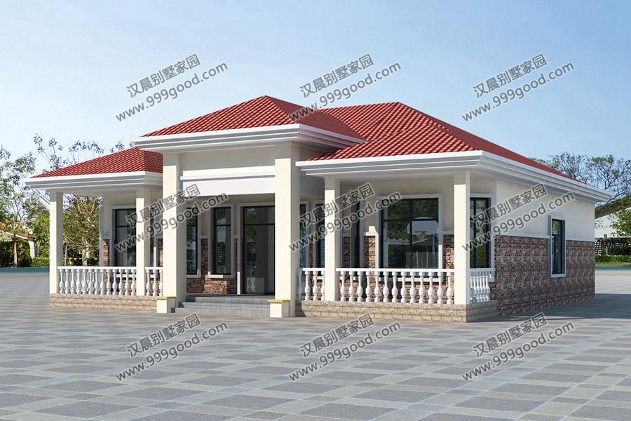 2套农村一层别墅户型,农村建房的最爱!盖一栋来保存老家宅地!