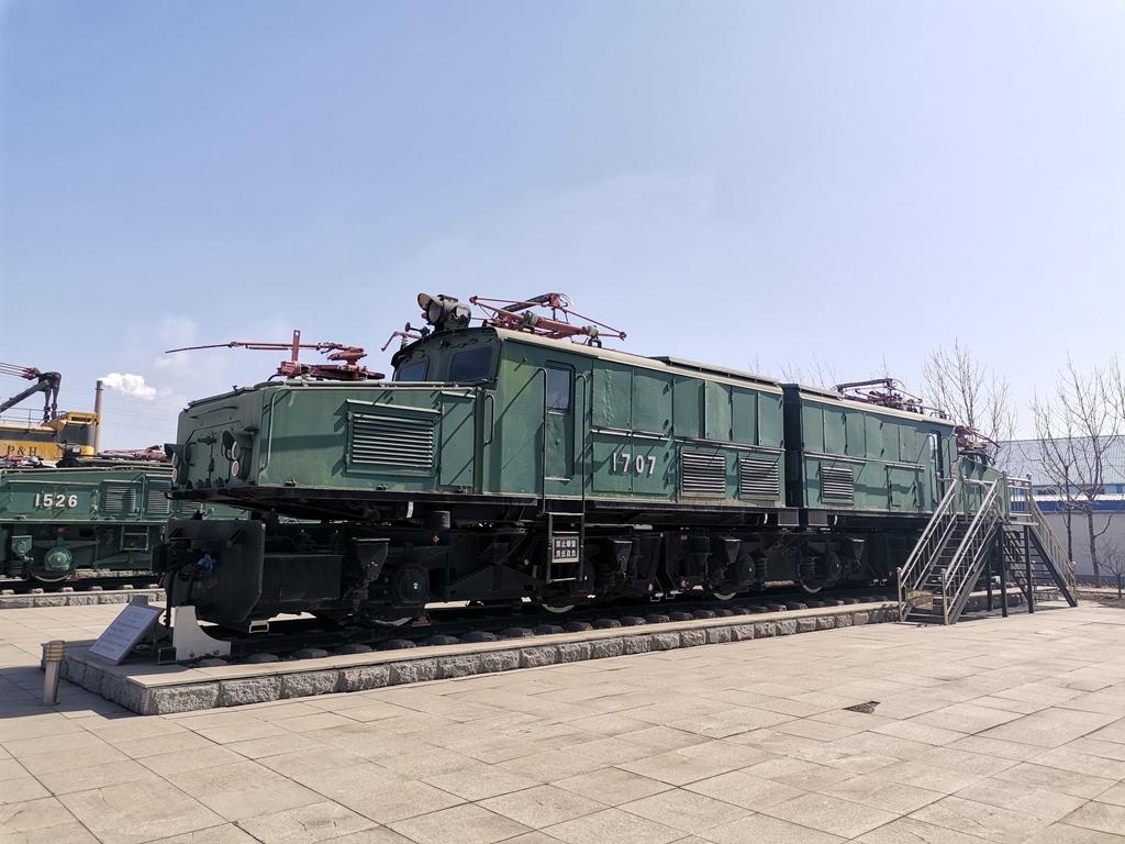 中国抚顺煤矿博物馆el1型1707号电力机车