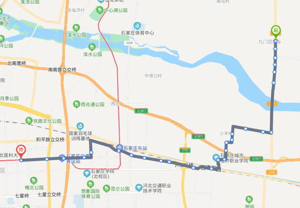 长垣九路公交车路线图,26路公交车路线路线图 河北石家庄火车东站525路公交车路线:06:00-19:30:九门公交枢纽站