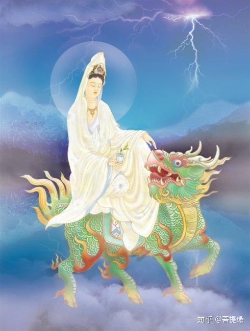 南无阿弥陀佛,四大菩萨的坐骑