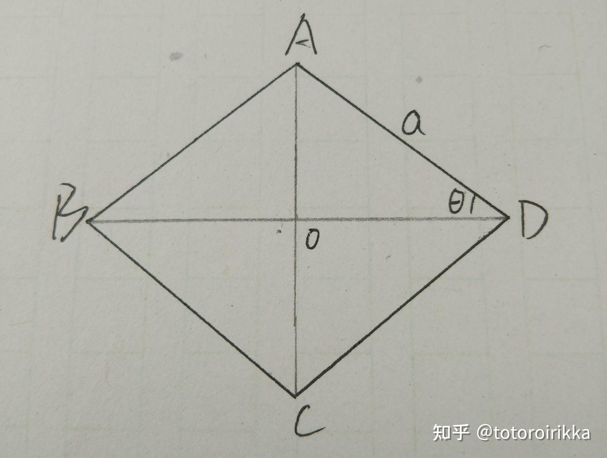 两个菱形的边长相等面积相等吗为什么