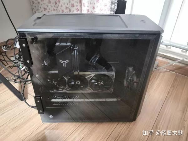 屌丝的我diy台式机箱钢化玻璃侧板