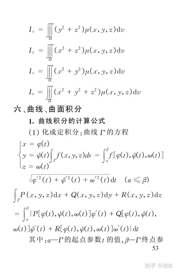 高等数学公式分享