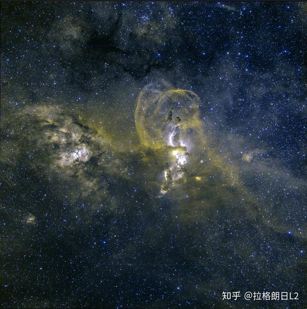 星云ngc3576来自太空的自由女神