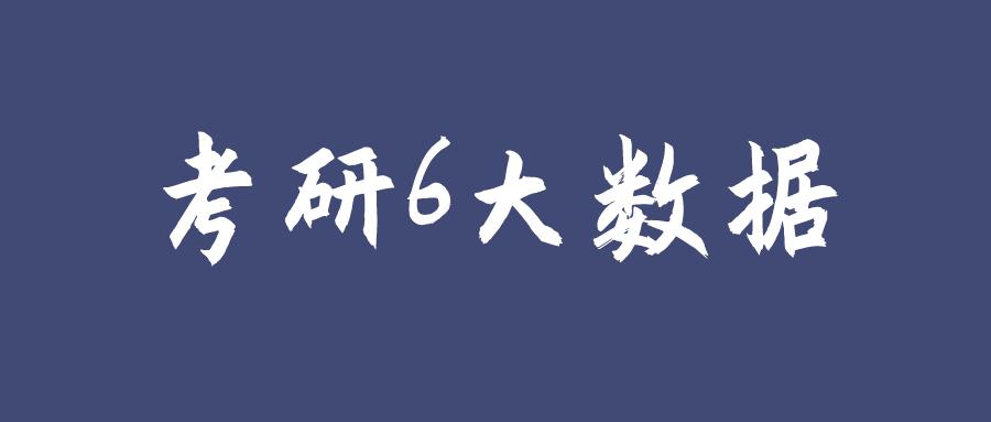 研究生备考必知6大数据