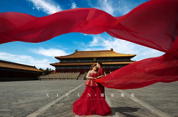 选择困难症在北京拍婚纱照选外景不纠结