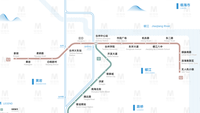 台州轨道交通线路图(2022 )