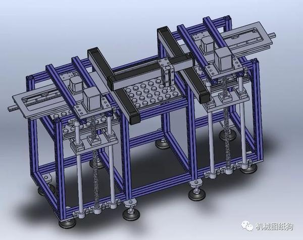 【非标数模】自动上料机3d数模图纸 solidworks设计