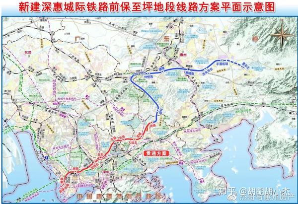 深圳地铁官宣深惠,深大城际惠州段站点,大亚湾占