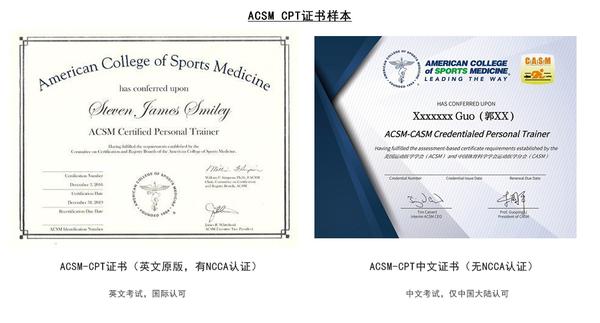 证书科普|美国四大健身认证(ace/acsm/nsca/nasm)证书介绍 - 知乎