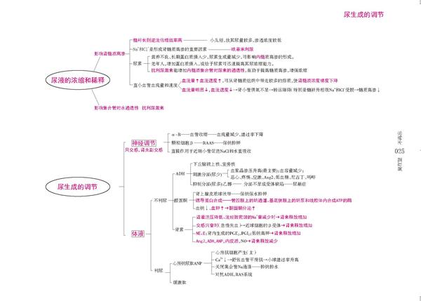 生理学思维导图-吴在望生理学思维导图版