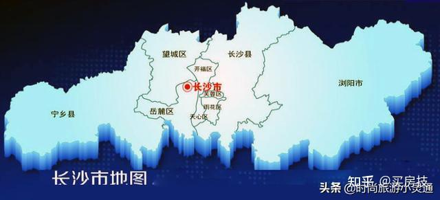 长沙市地形图我们回到一贯的分析地区的套路,先看长沙的地貌二00一年
