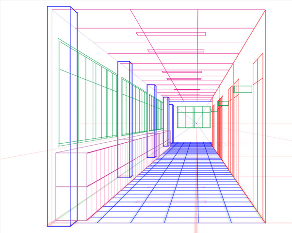 硬核简单漫画透视背景画法针对想画透视背景却不会画透视的人