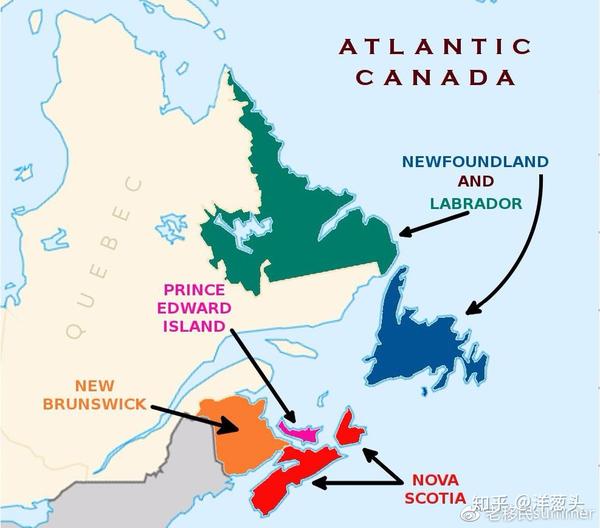 加拿大大西洋四省是哪四个？现在哪个移民政策简单...