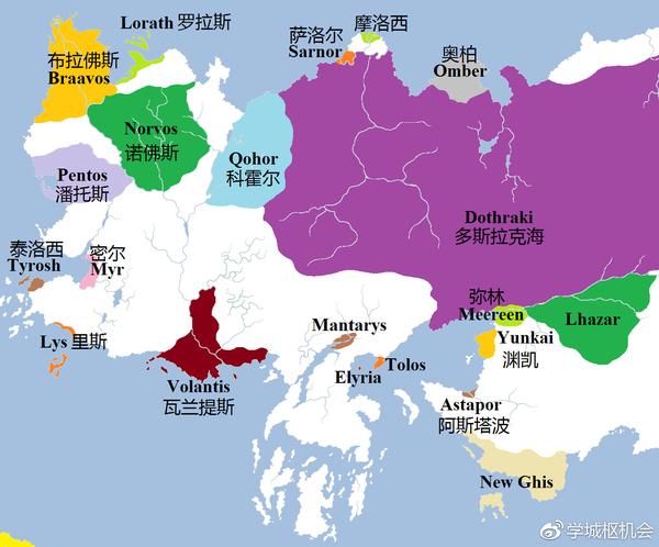 厄斯索斯各国大致势力范围(by werthead)