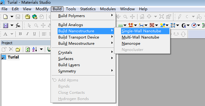 materialsstudio教程九构建碳纳米管