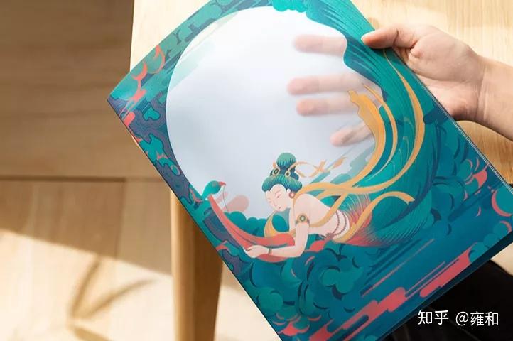六款高颜值敦煌文创周边敦煌国潮拼图飞天书签纸雕灯填色绘本