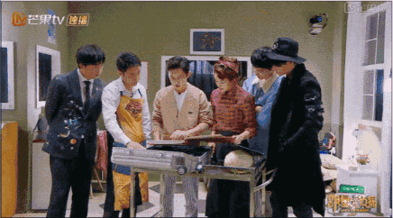 of celebrities try to solve by piecing together clues to find