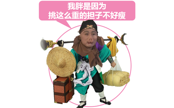 以至于他们一路通关到达西天后,如来给猪八戒的晋级评价是 挑担有功.