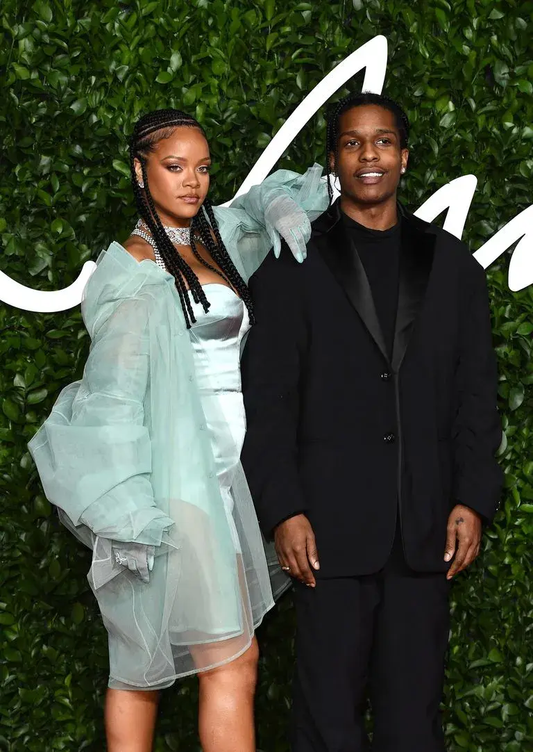 came as no surprise to see rocky on the guestlist for rihanna"s