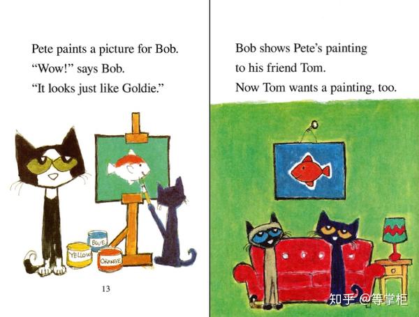 paintapicture,pictureperfect pete paints a picture for bob. "wow!" says bb..