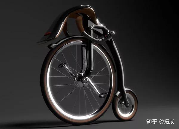 折叠创意的电动自行车
