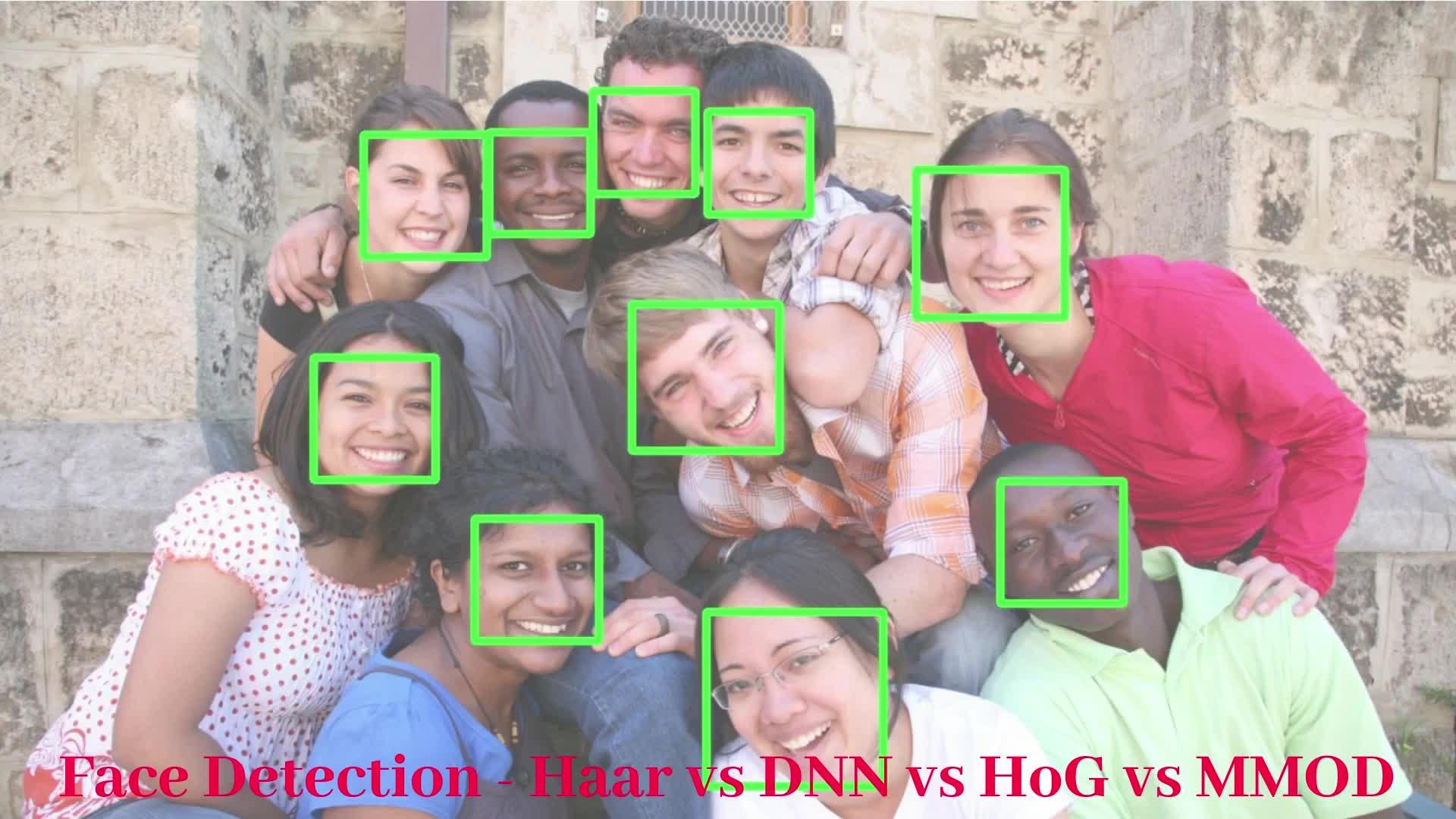 人脸识别的对比 – opencv, dlib and deep learning