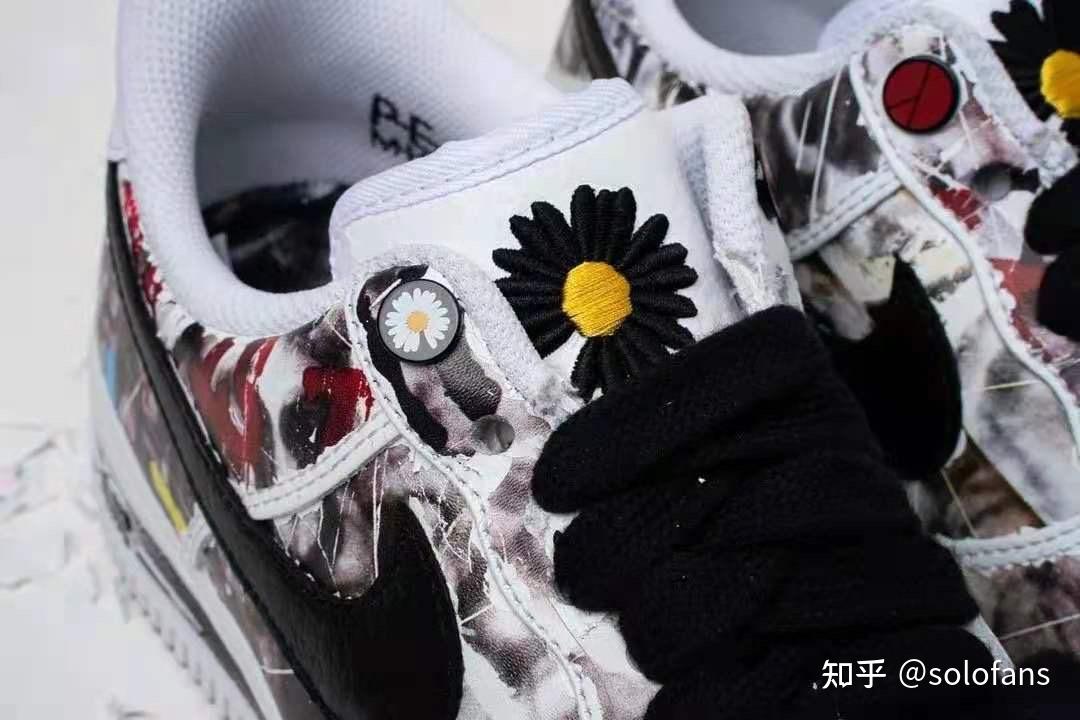 nike权志龙20af1小雏菊联名款