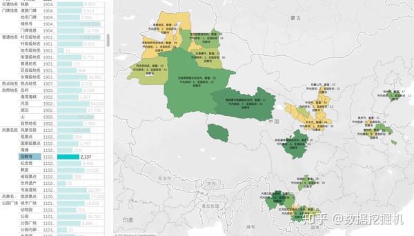 数据分析告诉你中国的宗教势力分布