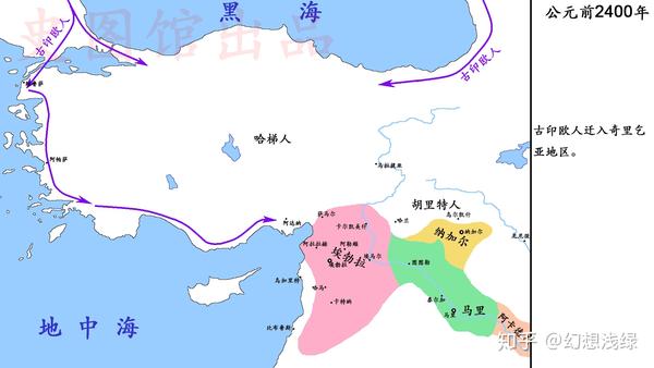 【史图馆】赫梯历代疆域变化1 古王国时期