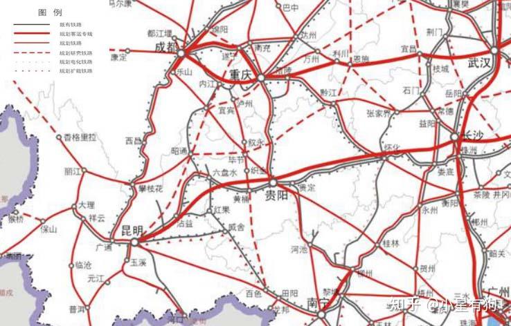 贵州高速铁路建设杂谈骨干线路的搭建横空出世的十字路口一贵广与沪昆