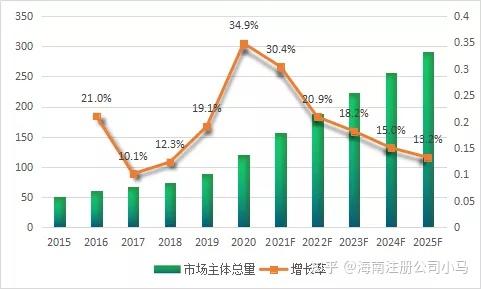 2020年是海南自由贸易港建设开局之年,海南市场主体呈现火热增长态势.