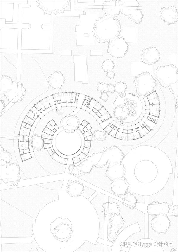 建筑思考|curvilinear hospital : 曲线妇产科医院